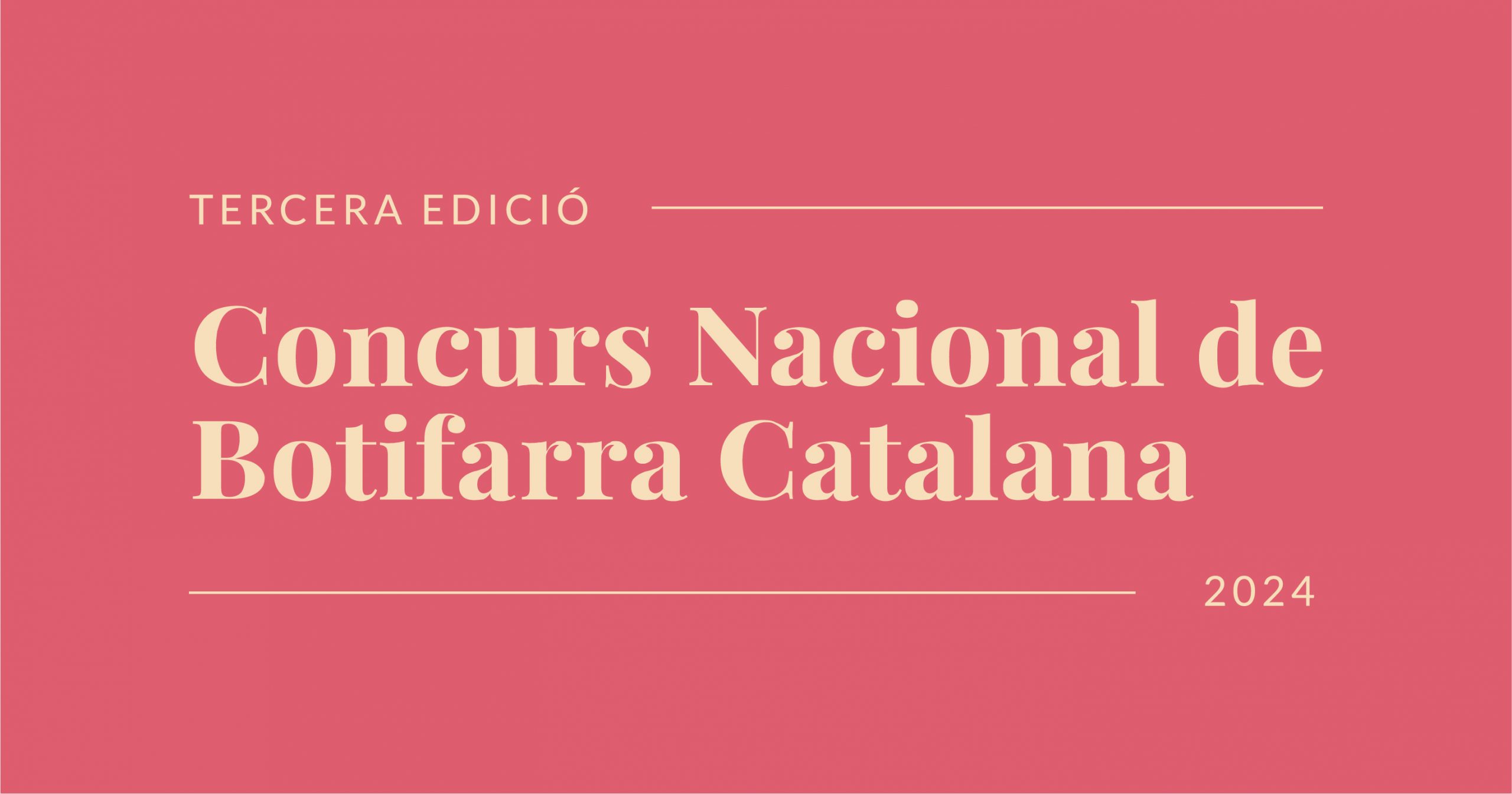 Convocatòria oberta de la 3a edició Concurs Nacional de Botifarra Catalana 2024